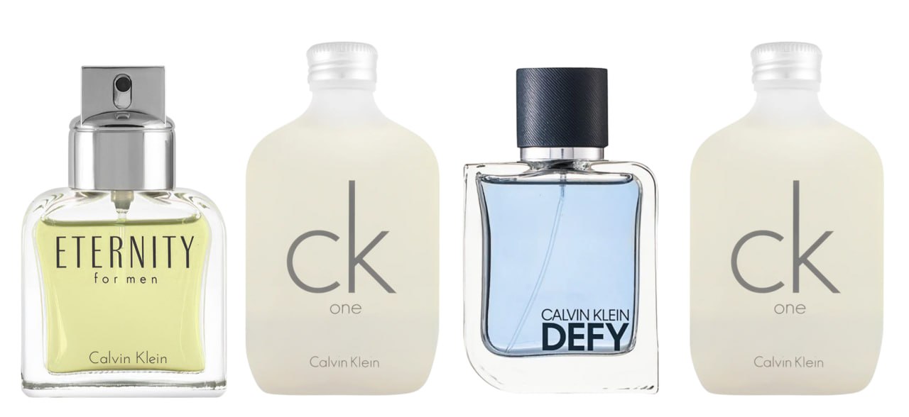 Calvin Klein Men`s Miniature EDT Geschenkset 2 x EDT CK One 10 ml + EDT Defy 5 ml + EDT Eternity 10 ml