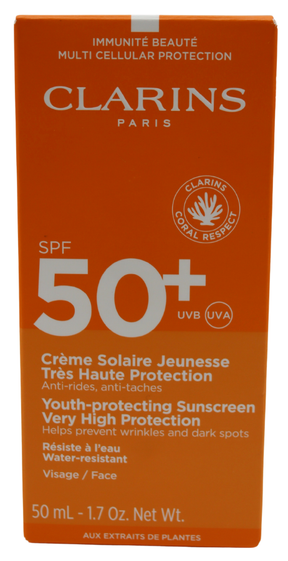 Clarins Crème Solaire Jeunesse Très Haute Protection SPF 50+ 50 ml