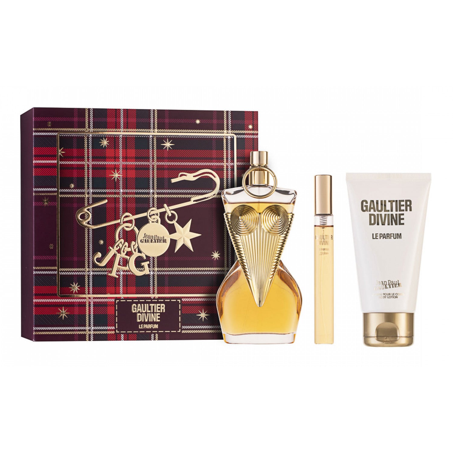 Jean Paul Gaultier Gaultier Divine Le Parfum Eau de Parfum Intense Set 100 ml + 75 ml Körperlotion + 10 ml