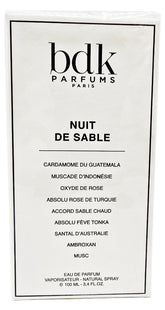 BDK Parfums Nuit de Sable Eau de Parfum 100 ml