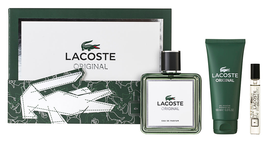Lacoste Original Eau de Parfum Set 100 ml + 7.5 ml + 100 ml Duschgel