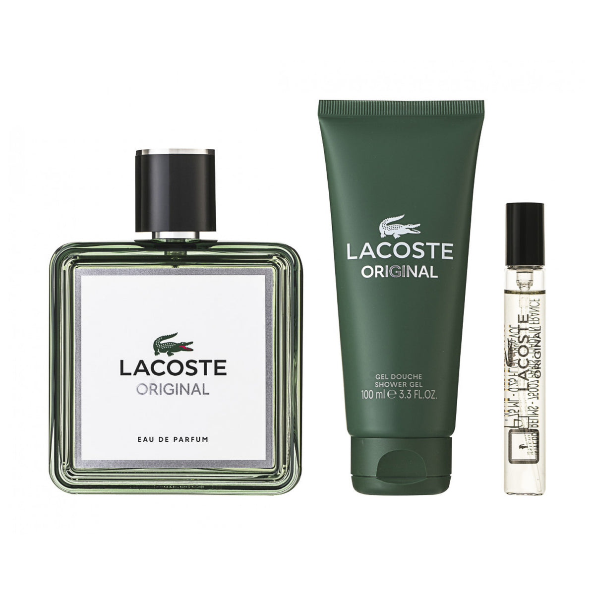 Lacoste Original Eau de Parfum Set 100 ml + 7.5 ml + 100 ml Duschgel