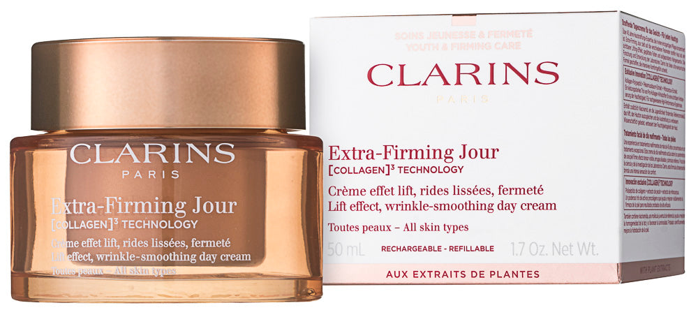 Clarins Extra-Firming Jour [COLLAGEN]³ Technology All Skin Types Tagescreme 50 ml / Nachfüllbar