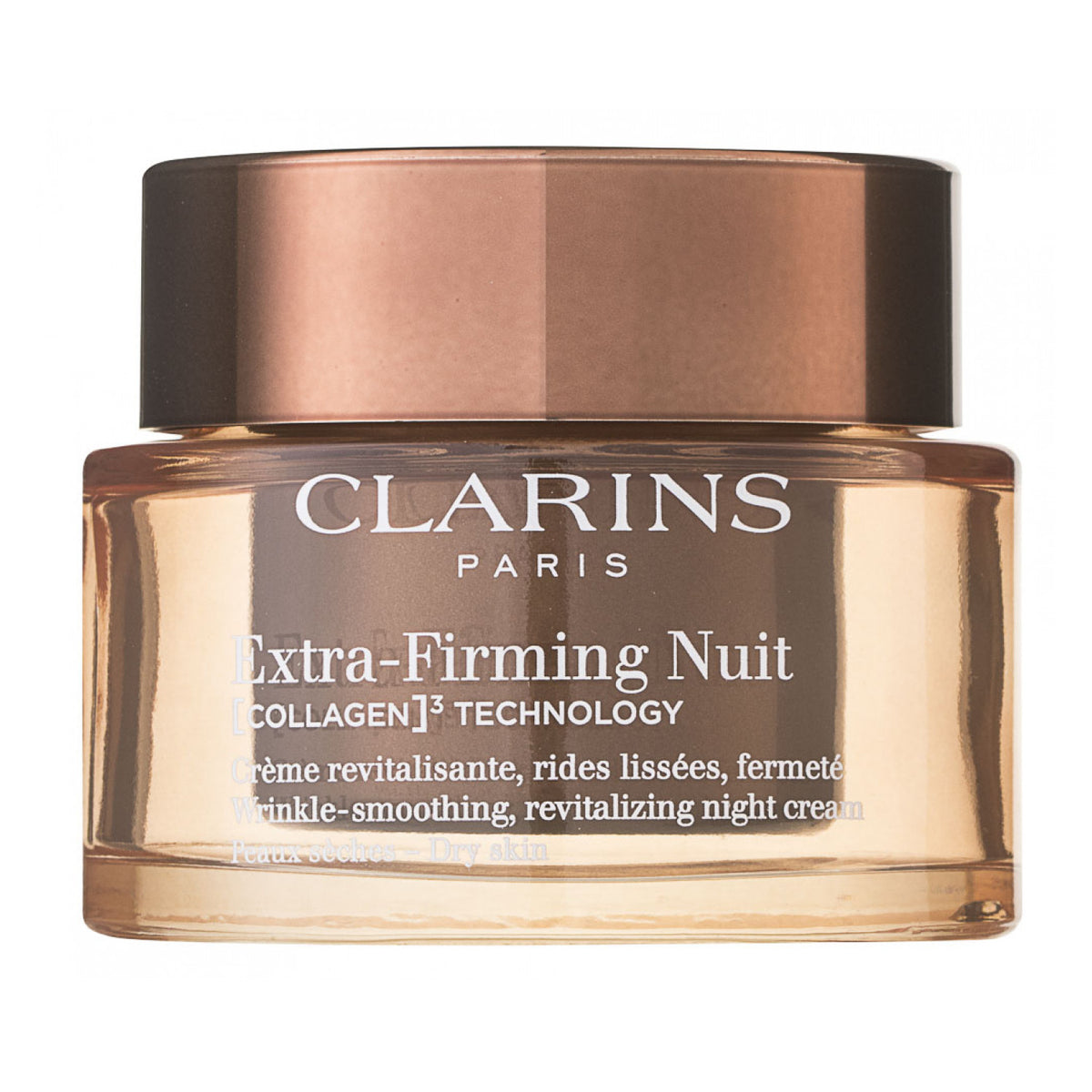 Clarins Extra-Firming Nuit [COLLAGEN]³ Technology Nachtcreme - Trockene Haut 50 ml / Nachfüllbar