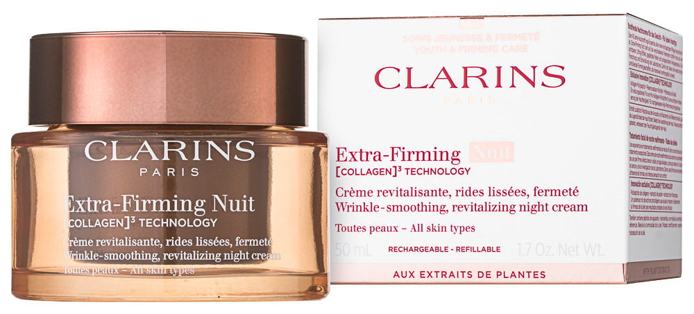 Clarins Extra-Firming Nuit [COLLAGEN]³ Technology Nachtcreme - Alle Hauttypen 50 ml / Nachfüllbar