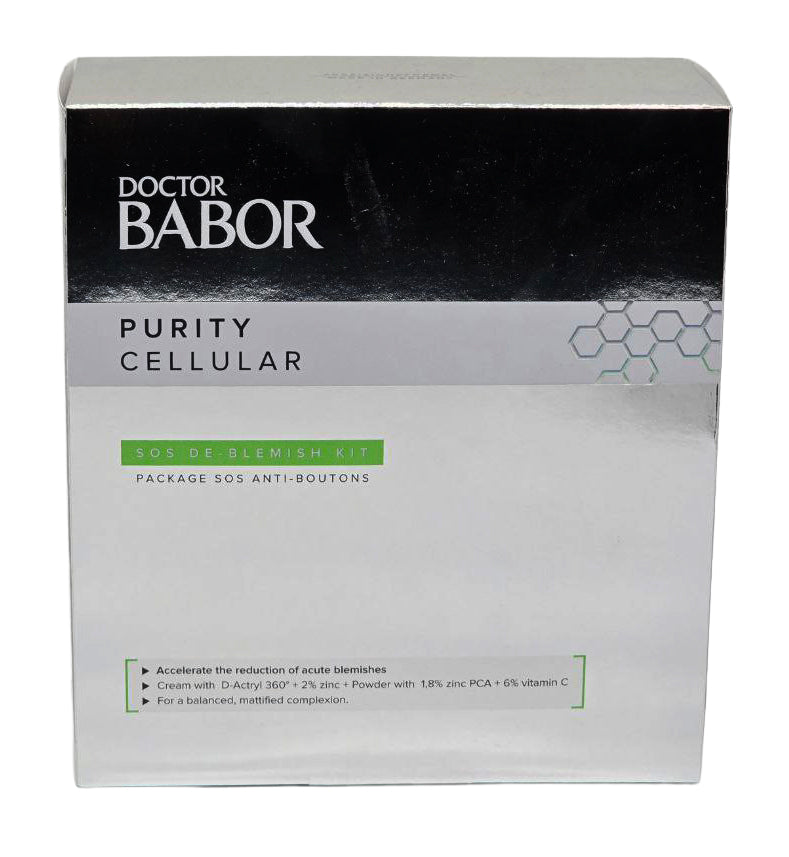 Babor Doctor Babor Purity Cellular SOS De-Blemish Gesichtspflege-Set 50 ml Gesichtscreme + 5 g Puder