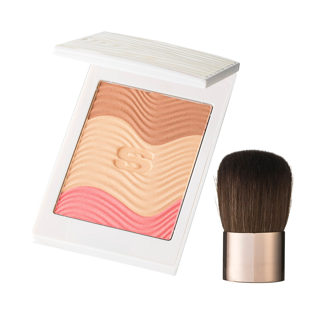 Sisley Phyto Touch Eclat Soleil Sun Glow Puder 11g / Trio Pеche Dorеe