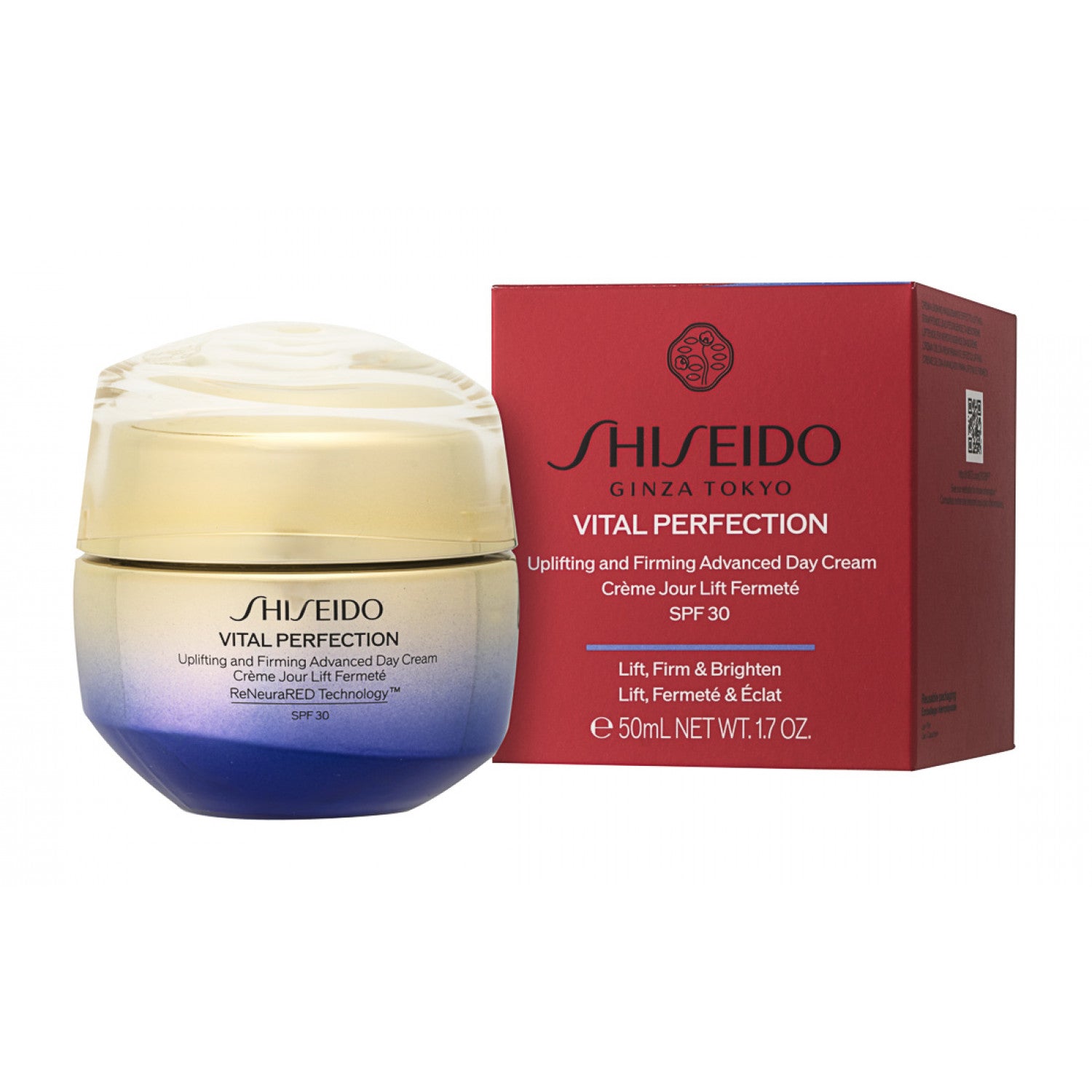 Shiseido Vital Perfection Uplifting and Firming Advanced Tagescreme SPF 30 50 ml