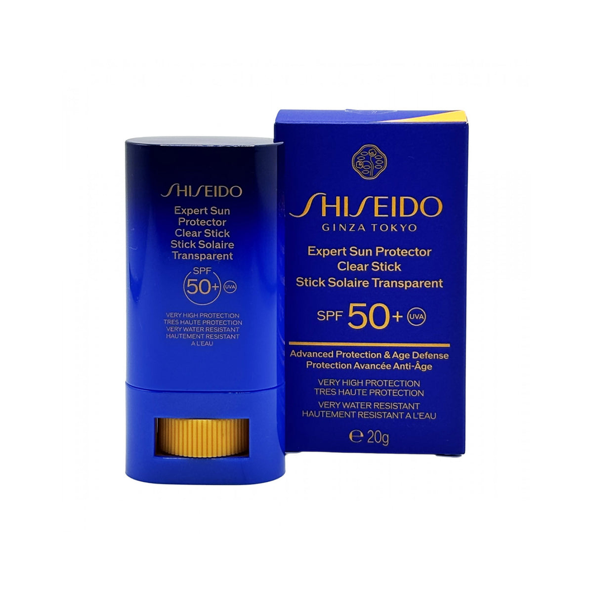 Shiseido Expert Sun Protector Face & Body Clear Sunscreen Sonnenstick SPF 50+ 20 g