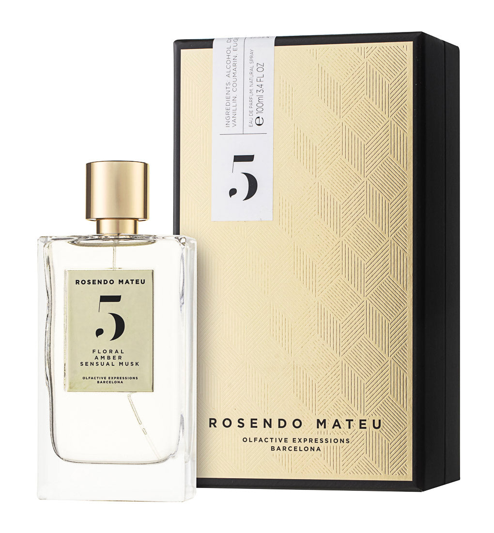 Rosendo Mateu Nº 5 Floral, Amber, Sensual Musk Eau de Parfum 100 ml