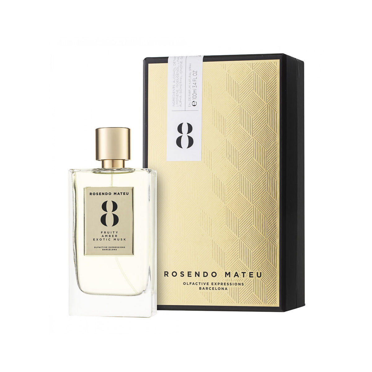 Rosendo Mateu Nº 8 Fruity, Amber, Exotic Musk Eau de Parfum 100 ml