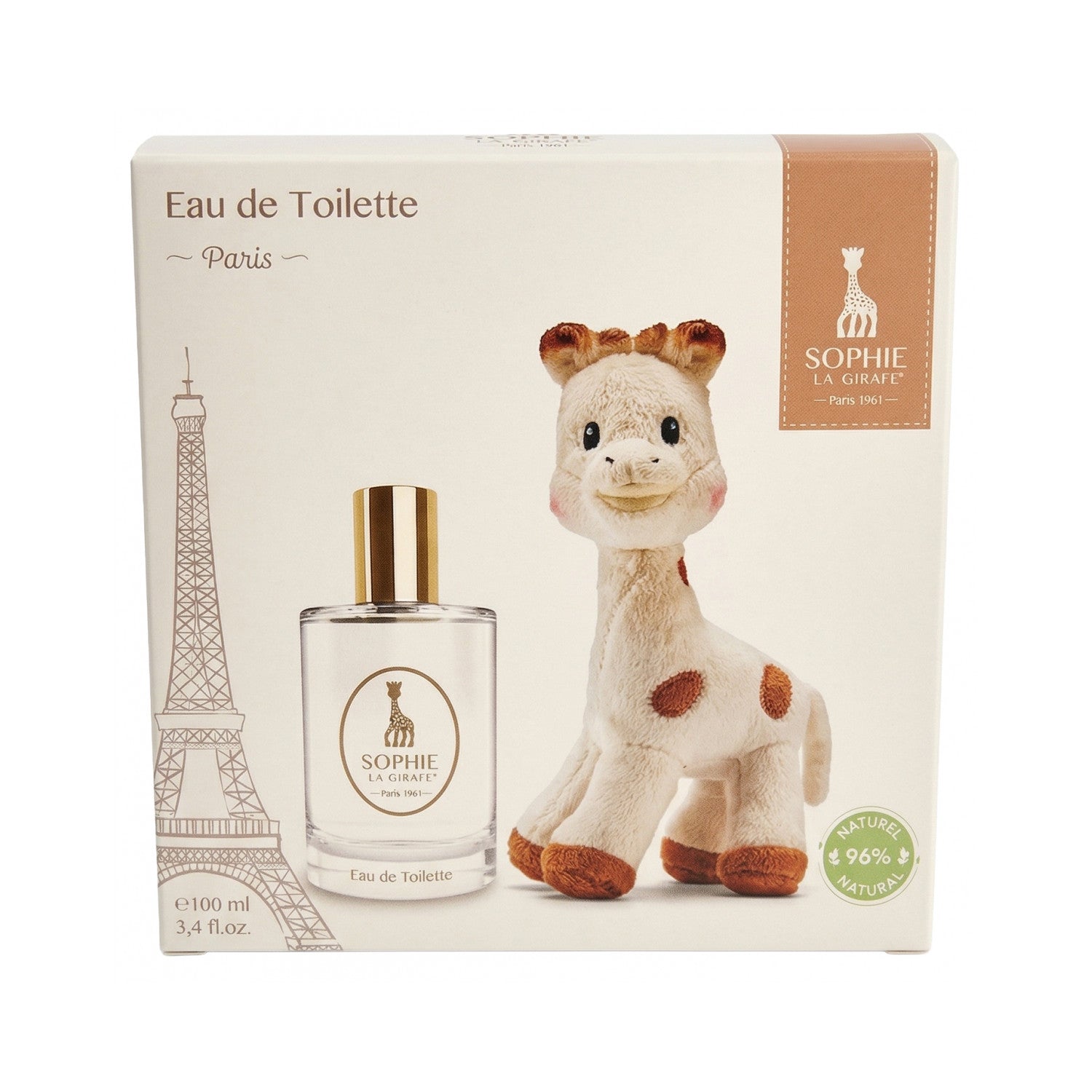 Sophie La Girafe La Girafe Eau de Toilette Set 100 ml + Plüschgiraffe