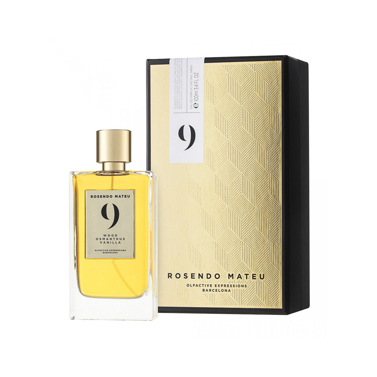 Rosendo Mateu Nº 9 Wood, Osmanthus, Vanilla Eau de Parfum 100 ml