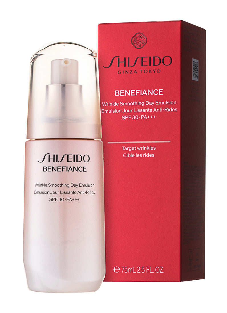 Shiseido Benefiance Wrinkle Smoothing Day Gesichtsemulsion SPF 30 PA+++ 75 ml