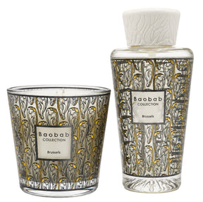 Baobab Collection My First Brussels Geschenkset Set 250 ml Diffuser + 190 ml Duftkerze