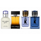 Dolce & Gabbana Men Miniature Geschenkset Set 5 ml K by Dolce & Gabbana Eau de Parfum + 5 ml K by Dolce & Gabbana Eau de Toilette + 5 ml Light Blue Eau de Toilette + 5 ml The One Eau de Parfum