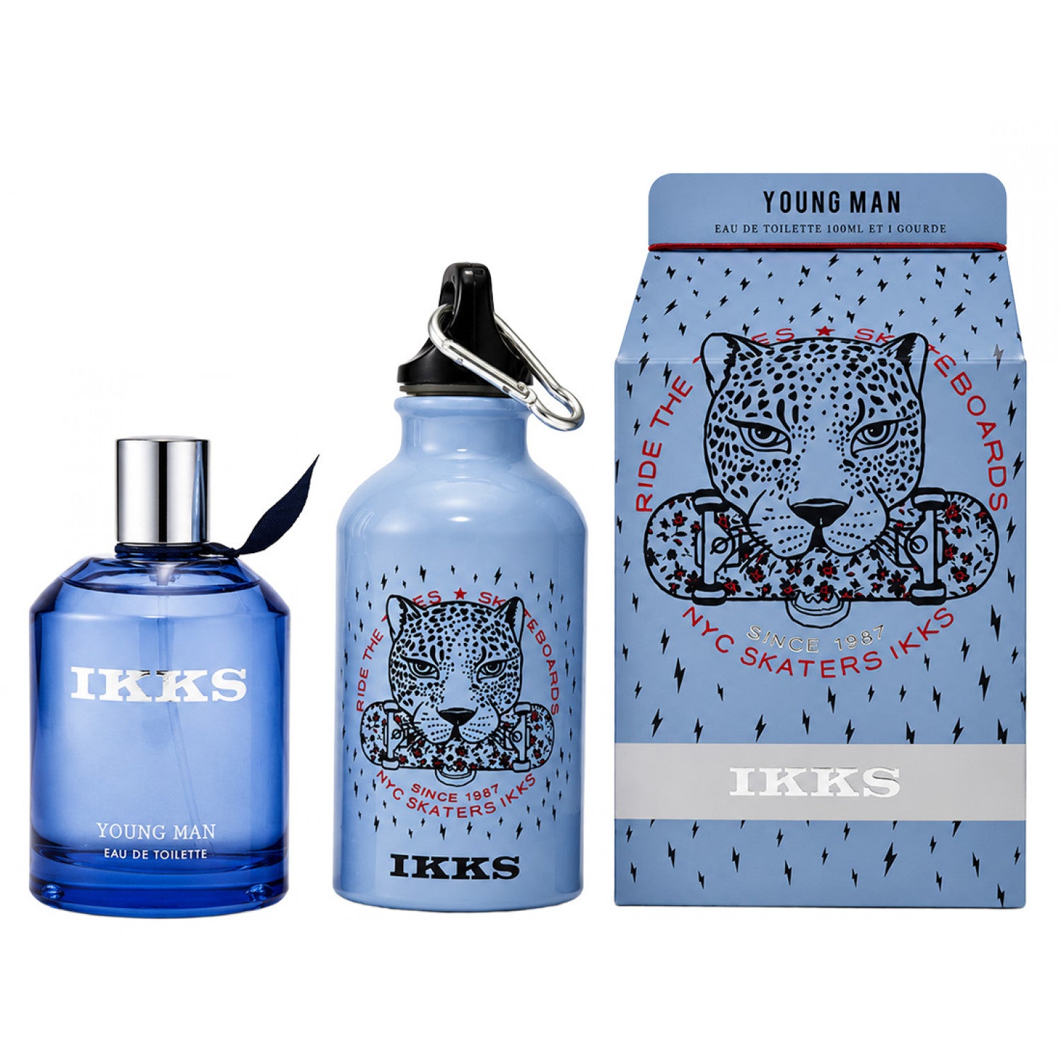 IKKS Young Man Eau de Toilette Set 100 ml + Flasche