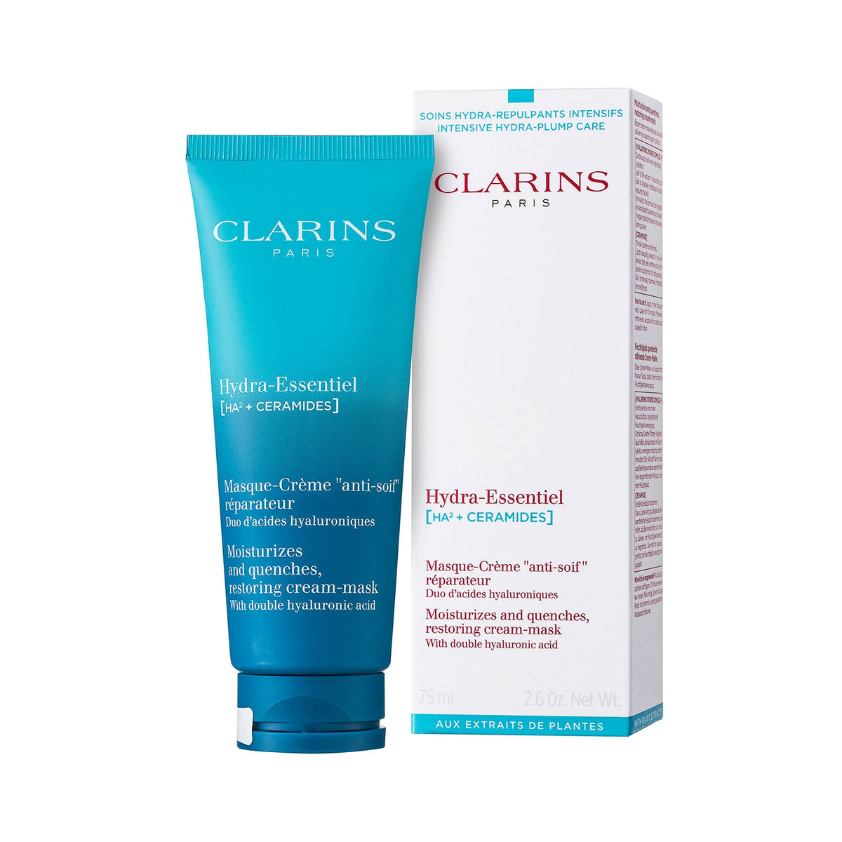 Clarins Hydra-Essentiel [HA²] Moisturizes and Quenches Restoring Gesichtsmaske 75 ml