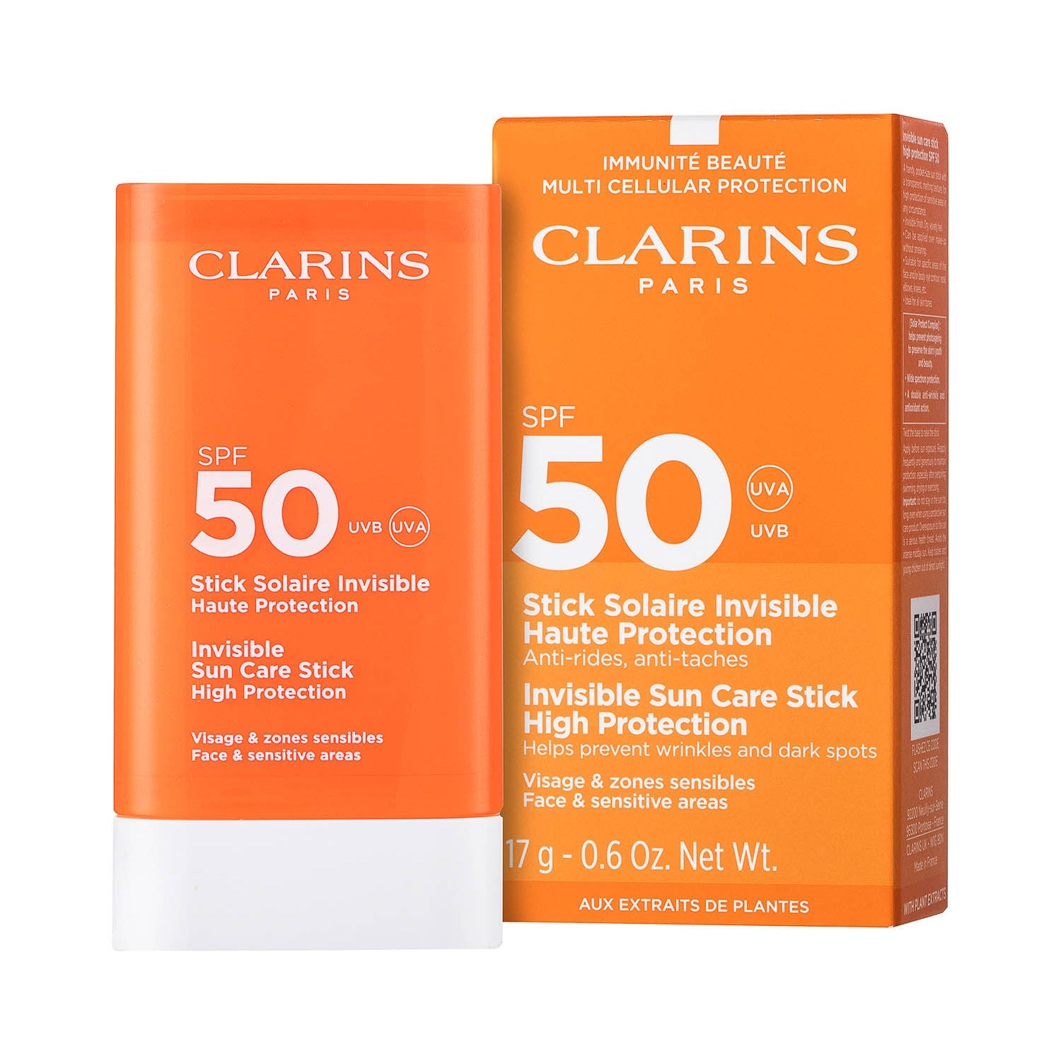 Clarins Invisible Sun Sonnenstick SPF 50 17 g