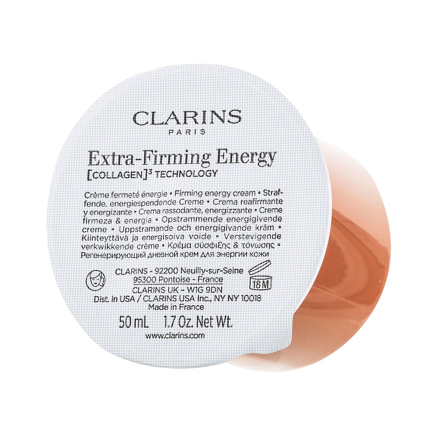 Clarins Extra-Firming Energy [COLLAGEN]³ Technology Tagescreme 50 ml / Nachfüllpackung