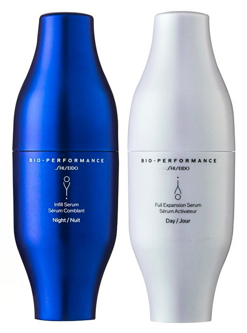 Shiseido Bio-Performance Skin Filler Geschenkset Set 30 ml Nachtserum + 30 ml Tagesserum + 15 ml Clarifying Reinigungsschaum + 30 ml Treatment Softener + 5 ml Skin HIForce Gesichtscreme