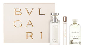 Bvlgari Eau Parfumée Thé Blanc 2025 Eau de Toilette Set 75 ml + 10 ml + 75 ml Duschgel