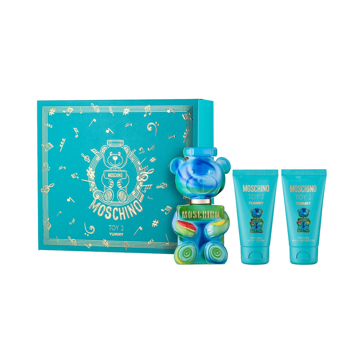 Moschino Toy 2 Yummy Eau de Parfum Set 50 ml + 50 ml Körperlotion + 50 ml Duschgel