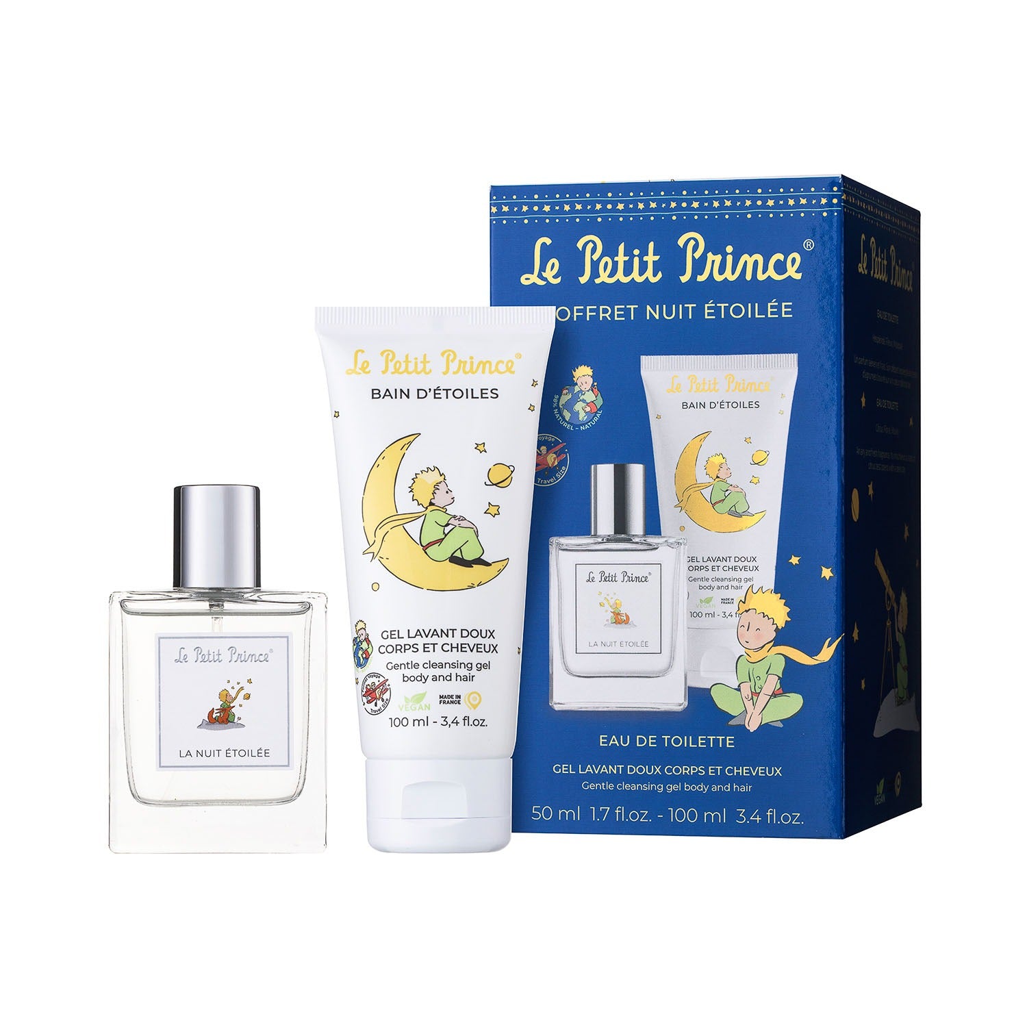Le Petit Prince La Nuit Etoliee Eau de Toilette Set 50 ml + 100 ml Duschgel