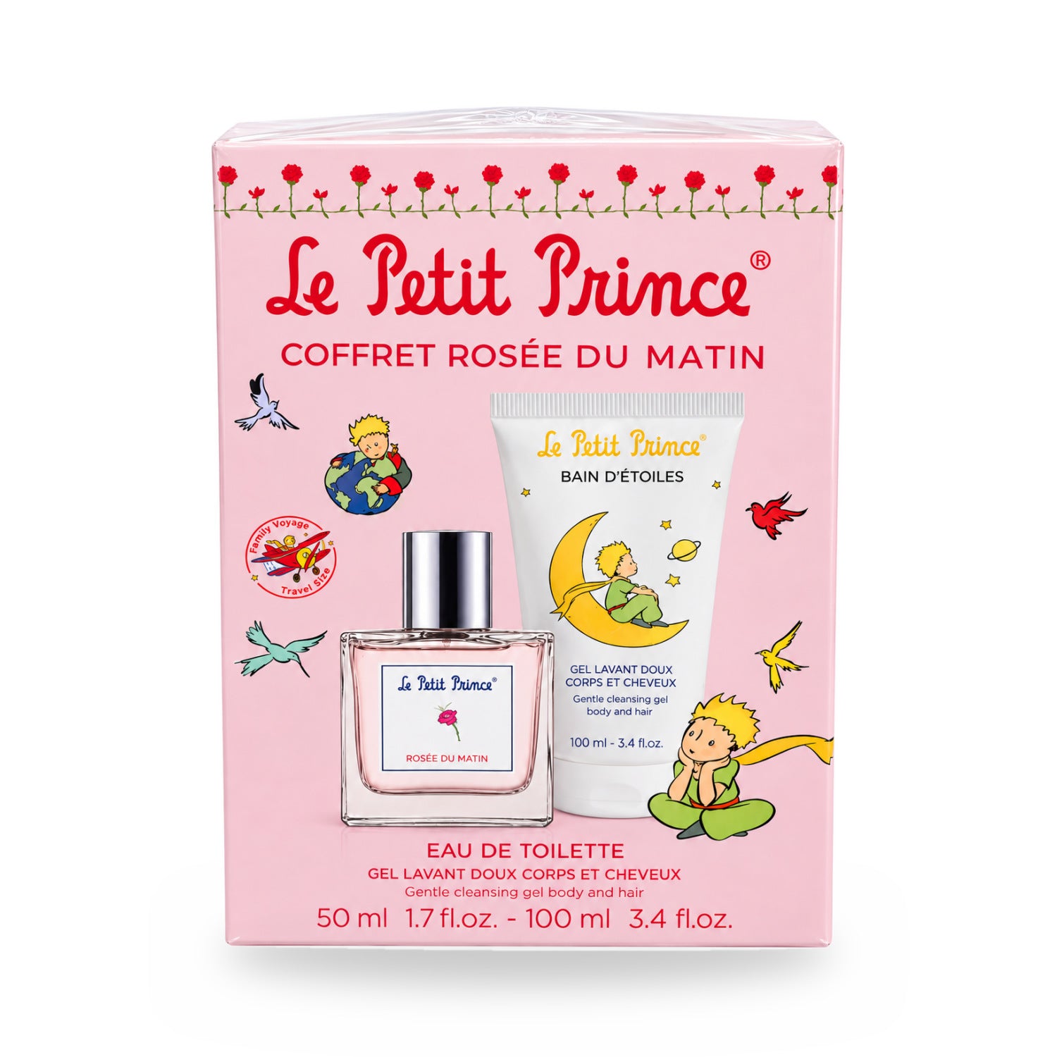 Le Petit Prince Rosee du Matin Eau de Toilette Set 50 ml + 100 ml Duschgel