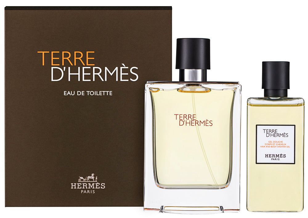 Hermès Terre d`Hermès Pour Homme Eau de Toilette Set 100 ml + 80 ml Duschgel