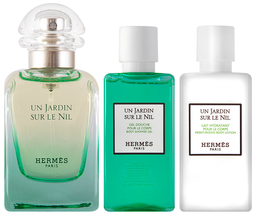 Hermès Un Jardin Sur Le Nil Eau de Toilette Set 50 ml + 40 ml Körperlotion + 40 ml Duschgel