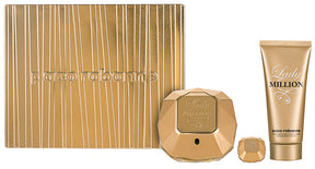 Rabanne Lady Million Eau de Parfum Set 80 ml + 5 ml + 100 ml Körperlotion