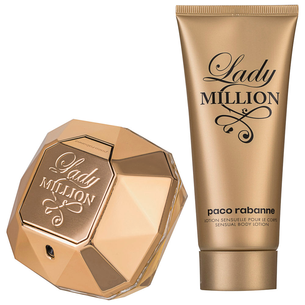 Paco Rabanne Lady Million Eau de Parfum Set 80 ml + 100 ml Körperlotion