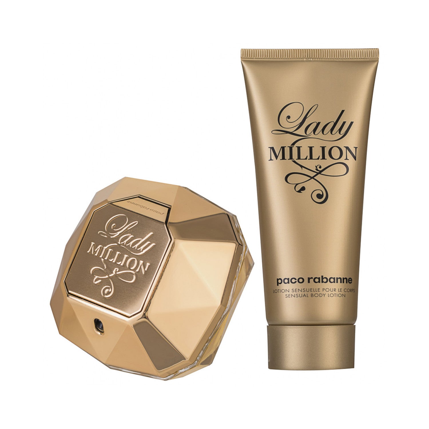 Rabanne Lady Million Eau de Parfum Set 80 ml + 100 ml Körperlotion