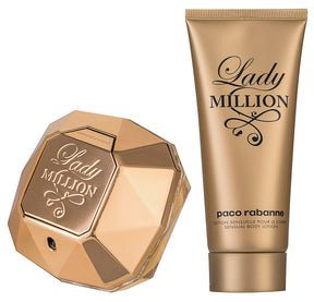 Paco Rabanne Lady Million Eau de Parfum Set 80 ml + 100 ml Körperlotion