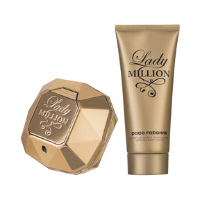 Rabanne Lady Million Eau de Parfum Set 80 ml + 100 ml Körperlotion
