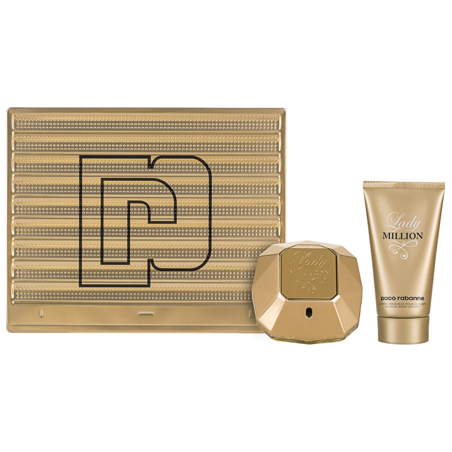 Rabanne Lady Million Eau de Parfum Set 50 ml + 75 ml Körperlotion