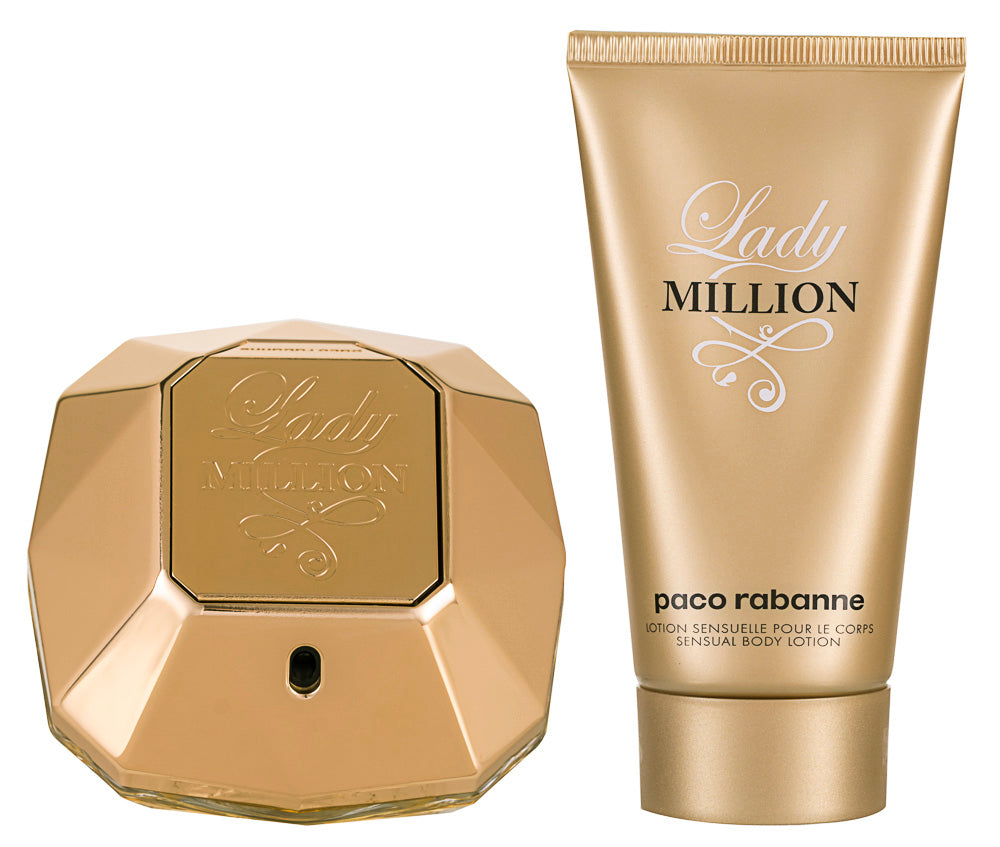 Paco Rabanne Lady Million Eau de Parfum Set 50 ml + 75 ml Körperlotion