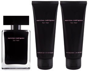Narciso Rodriguez For Her Eau de Toilette Set 50 ml + 75 ml Körperlotion + 75 ml Duschgel