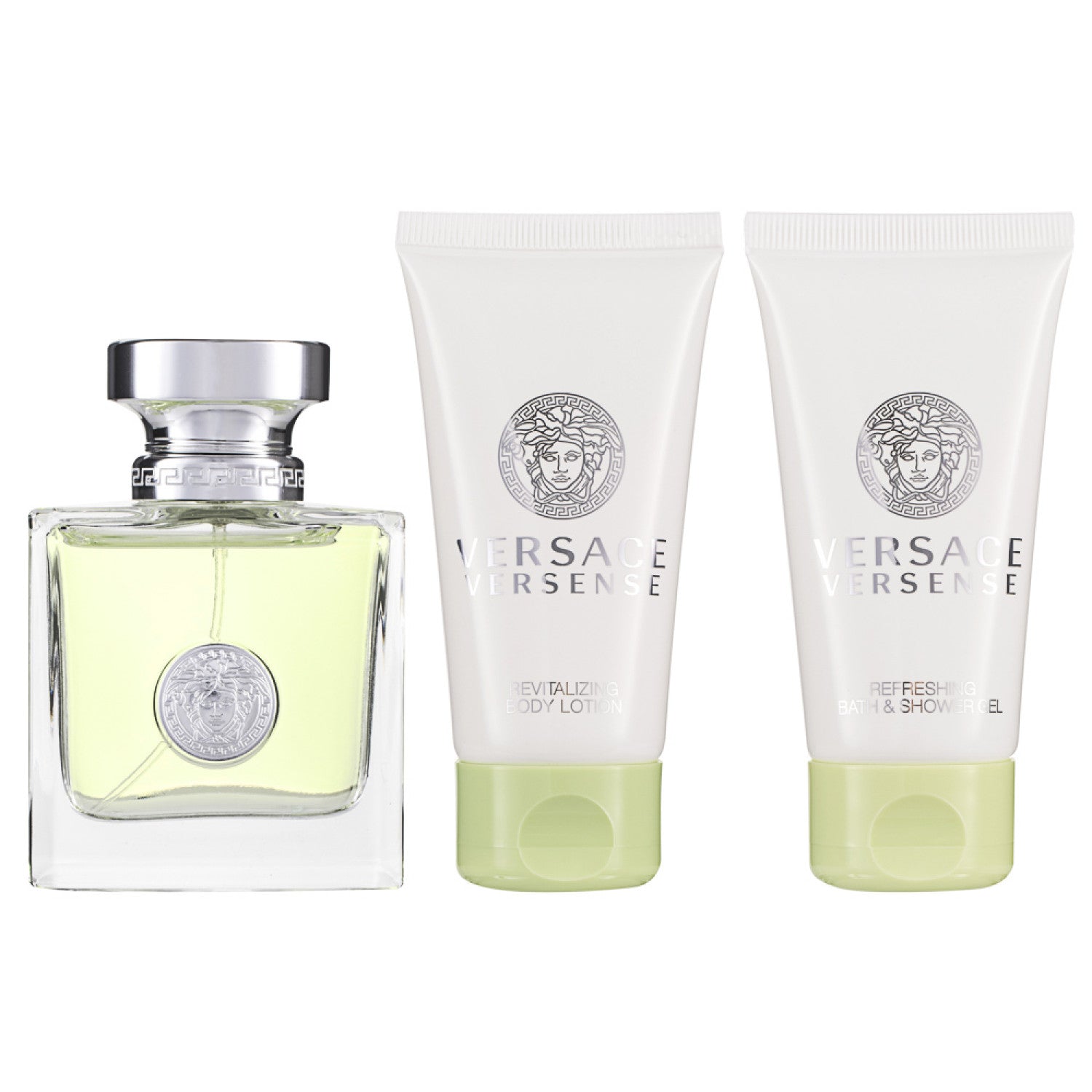 Versace Versense Eau de Toilette Set 50 ml + 50 ml KörperLotion + 50 ml Duschgel