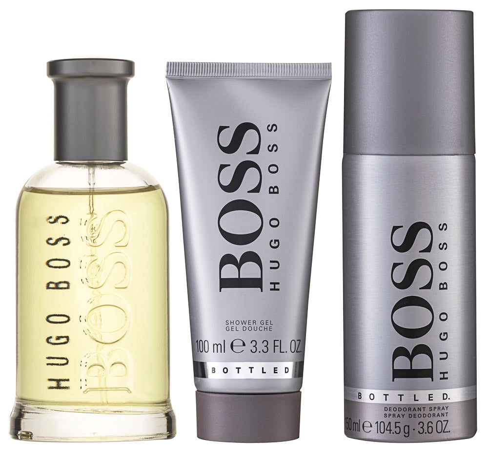 Hugo Boss Bottled Eau de Toilette Set 100 ml + 100 ml Duschgel + 150 ml Deodorant Spray
