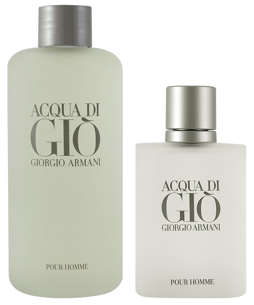 Giorgio Armani Acqua di Gio Eau de Toilette Set 200 ml Nachfüllung + EDT 50 ml Nachfüllbar