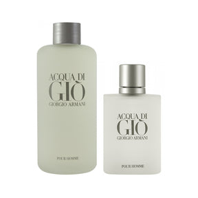 Giorgio Armani Acqua di Gio Eau de Toilette Set 200 ml Nachfüllung + EDT 50 ml Nachfüllbar