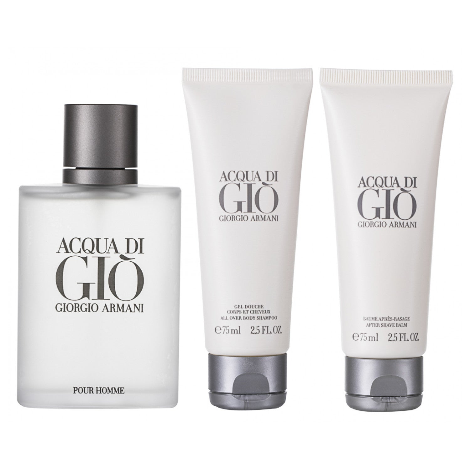 Giorgio Armani Acqua di Gio Eau de Toilette Set 100 ml + 75 ml Duschgel + 75 ml Aftershave Balm