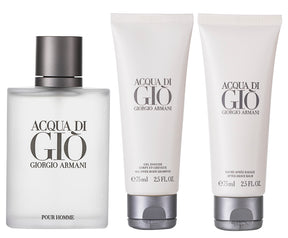 Giorgio Armani Acqua di Gio Eau de Toilette Set 100 ml + 75 ml Duschgel + 75 ml Aftershave Balm