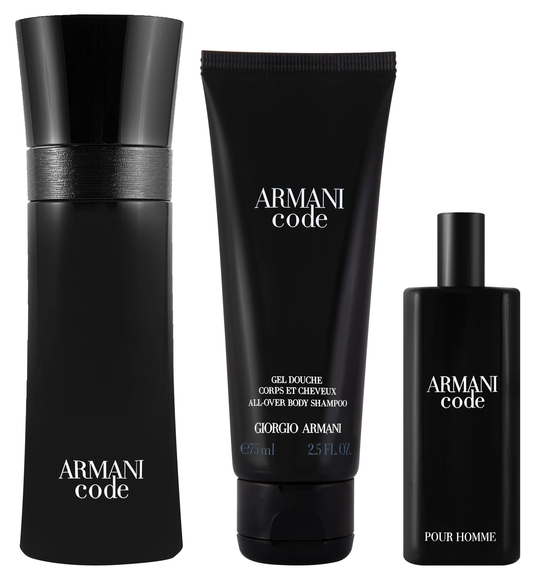 Giorgio Armani Code Eau de Toilette Set 75 ml + 15 ml + 75 ml Duschgel