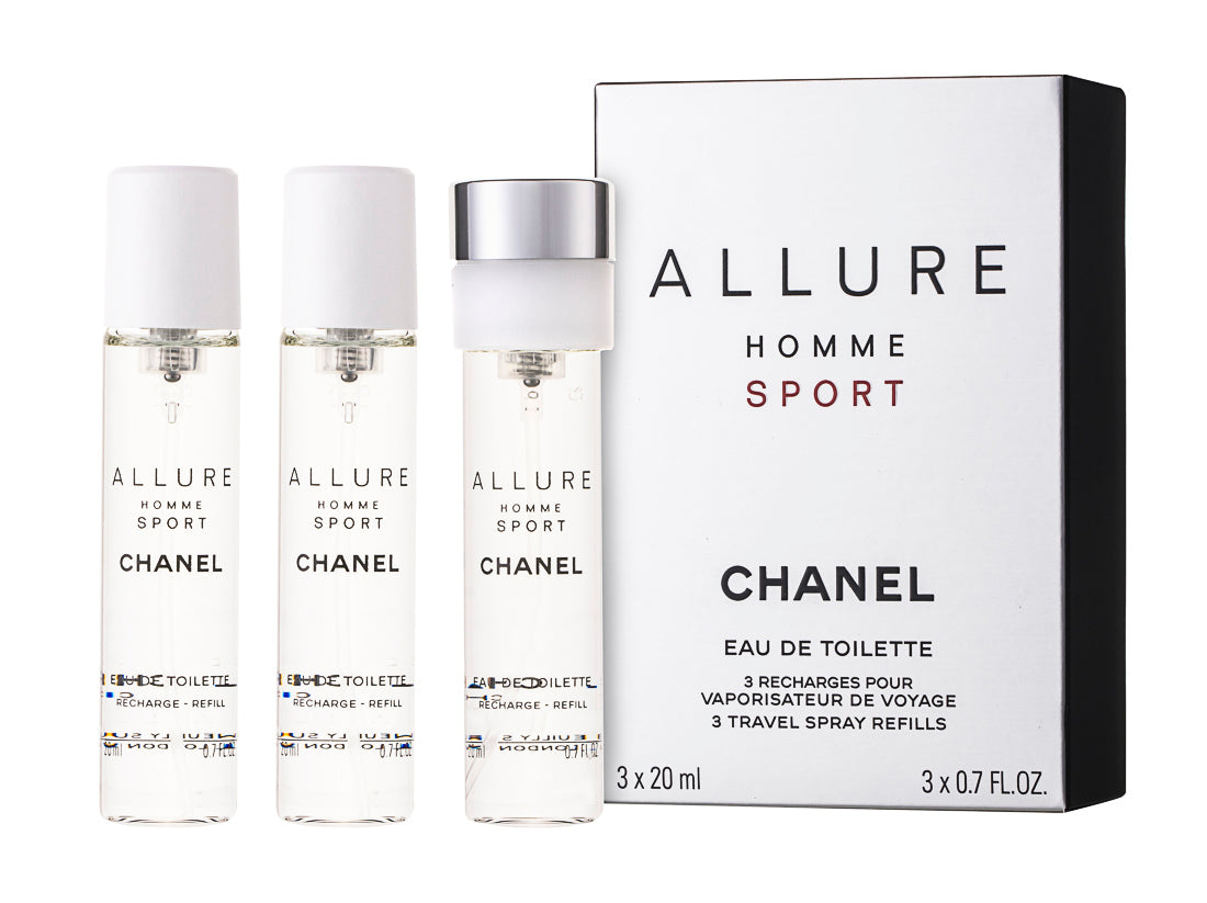 Chanel Allure Homme Sport Eau de Toilette 3 x 20 ml Nachfüllpackung