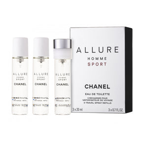 Chanel Allure Homme Sport Eau de Toilette 3 x 20 ml Nachfüllpackung