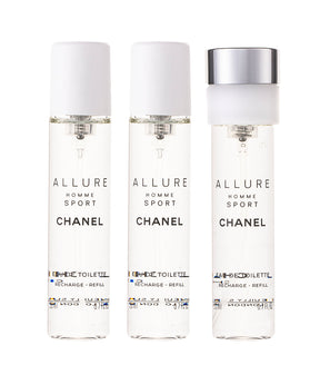 Chanel Allure Homme Sport Eau de Toilette 3 x 20 ml Nachfüllpackung