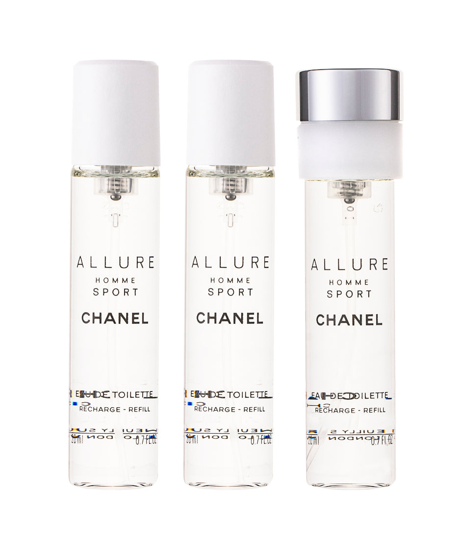 Chanel Allure Homme Sport Eau de Toilette 3 x 20 ml Nachfüllpackung